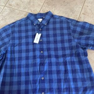 BRAND NEW WITH TAGS Rowm short sleeve button down